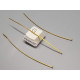 Head Pin, 3 inch, raw brass, per 50