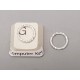 Jump Rings, 10mm OD, round, hammered textured, silver plate, bag 100