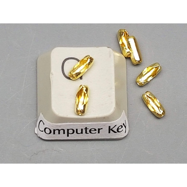 1.5mm Scoop connector for ball chain, fits 1.5mm chain, gold