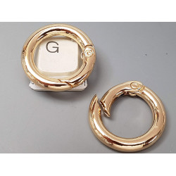 Chunky Lever action spring Clasp, 24mm gold colour
