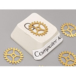 Small Cog, Steampunk Brass Cog Open Gear Sprocket 8mm