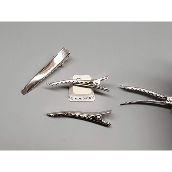 Alligator Hair Clip, 45mm single prong