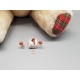 Craft Nose, brown 6x8mm, per 20 pc
