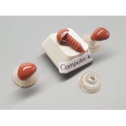 Craft Nose, brown 6x8mm, per 20 pc