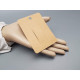 Hair Barrette display card, oblong 7x10cm, brown kraft card, bag of 50 cards