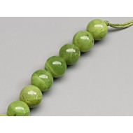 Round Gemstone Bead, BC Jade, Grade A, 8mm, 19cm strand