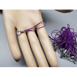 Lariat Cell Phone Charm Holder, Purple