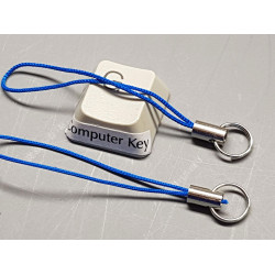 Lariat Cell Phone Charm Holder, Blue