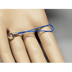 Lariat Cell Phone Charm Holder, Blue