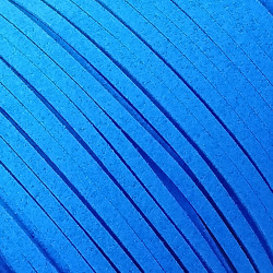 Faux Suede cord, 2.5mm wide, Blue, per meter