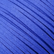 Faux Suede cord, 2.5mm wide, purple blue, per meter