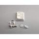 Comfort pads for clip-on earrings, metal free, pair