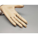 Eye Pin, Long, (70mm), firm silver plate, each