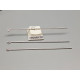 Eye Pin, Long, (70mm), firm silver plate, each