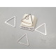 Triangle link connectors, closed no join, 15x13x0.8mm, per 50