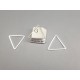 Triangle link connectors, closed no join, 20x17.5x0.8mm, per 50