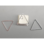 Triangle link connectors, closed no join, 20x17.5x0.8mm, per 50