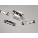 Brooch Back, hook catch, 25mm, each
