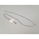 304 Stainless Steel Fine Rolo Chain Necklace, with Lobster Clasp, 45cm, each