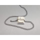 Chain by the metre, 3x4.0mm curb chain, brass chain with soldered links, gunmetal black plate