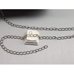 Chain by the metre, Curb link, 3.5x5.0mm, brass chain with soldered links, gunmetal black plate