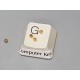 Crimp Bead, 2mm, Stainless Steel, golden, per 50