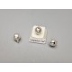 Charm, Bell, 7.5mm, silver plate, each