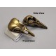 Bird Skull pendant, ant. bronze, 32mm