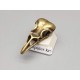 Bird Skull pendant, ant. bronze, 32mm