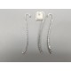 Bookmark, flat wire, antiqued silver colour with spirals pattern, 8.5cm, pack of 10