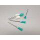 Syringe needle, blunt end, 14 gauge, slip top