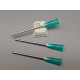 Syringe needle, blunt end, 14 gauge, slip top
