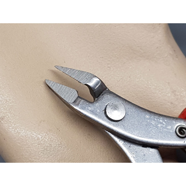 Stainless Steel Flush Cutter Shear, Red, 11cm