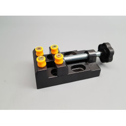 Mini clamp on tabletop Bench Vise for holding modelling materials, etc