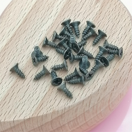 Tiny Screw, Antique Bronze, per 5