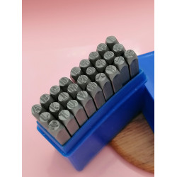 Letter Stamping Punch Set 3 - 5mm Upper Case 27pcs