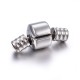 Stainless Steel European Barrel Clasp, 22x10mm