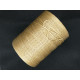 Waxed Polyester Cord, woven, Drab, per roll
