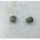 Alloy European Bead, Mixed designs, Antique Silver, Large Hole, set of 5