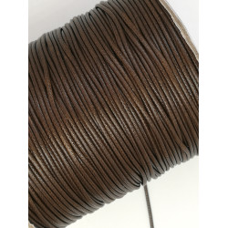 Polished Poly Cord, Chocolate Brown, 1.5mm, by 5 metres