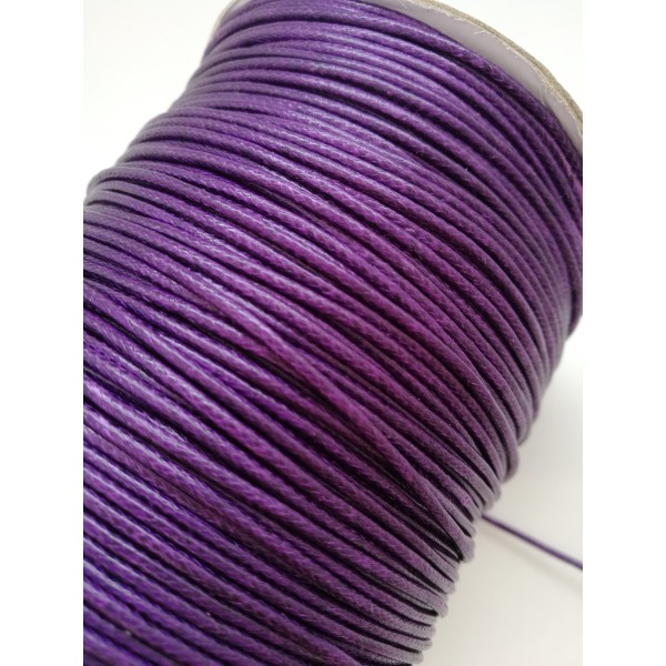 Polished Poly Cord, Purple, 1.5mm, per 5 metre