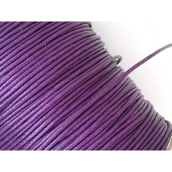 Polished Poly Cord, Purple, 1.5mm, per 5 metre