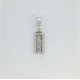 SPECIAL: Bail with large loop, Rectangle Antique Silver, 26mm x 8mm