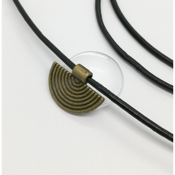 Bail, Egyptian style, Antique Bronze, 25mm x 17mm