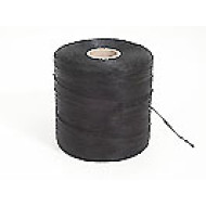 Lightly Waxed (Polyester) Cord, 1.2mm, Black, per roll