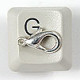 Silver and Antiqued Silver Clasps