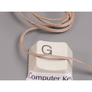 Waxed Polyester Cord, woven, 1.0mm, Toi Toi, per 5 metres