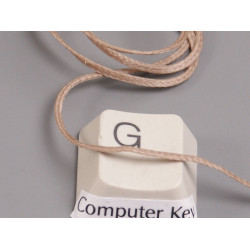 Waxed Polyester Cord, woven, 1.0mm, Toi Toi, per 5 metres