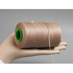 Waxed Polyester Cord, woven, Toi Toi colour, roll