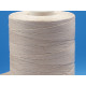 STOCK SALE:Lightly Waxed Polyester Cord, Off-White/Bone, 1.2mm, 500m roll